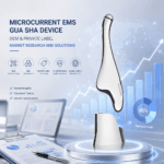 Microcurrent EMS Gua Sha Device for OEM and Private Label manufacturing with global market research analysis