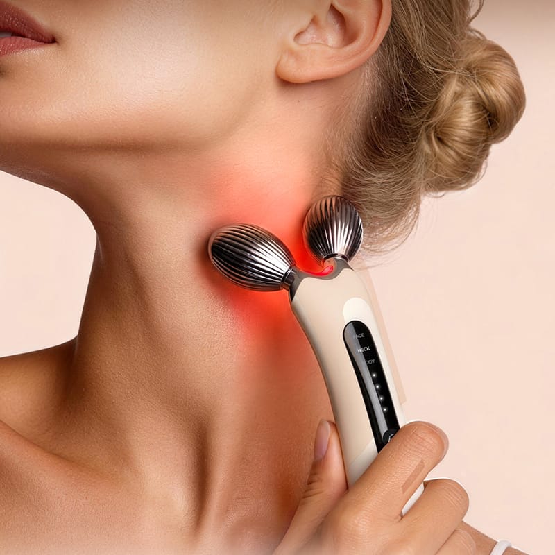 Professional EMS microcurrent neck tightening beauty device