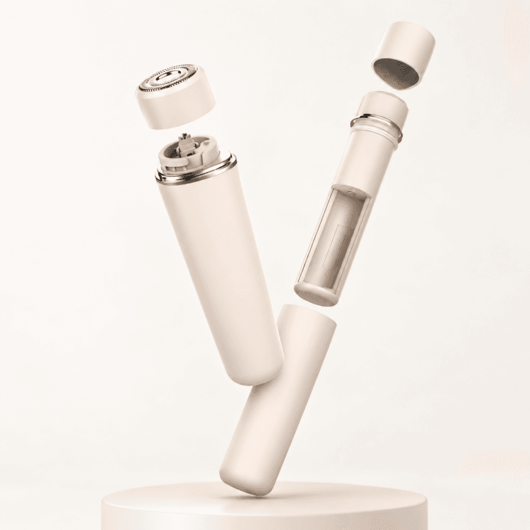 QM-2066 facial hair remover with detachable head