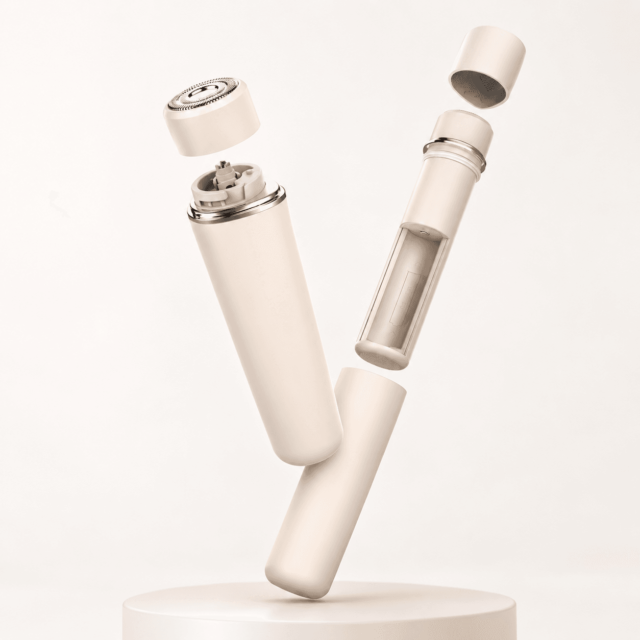 QM-2066 facial hair remover with detachable head