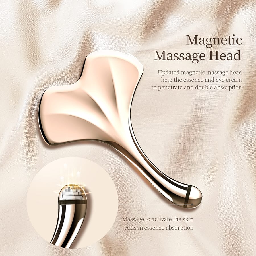 NICEMAY 2338 magnetic massage head and gua sha facial massager.