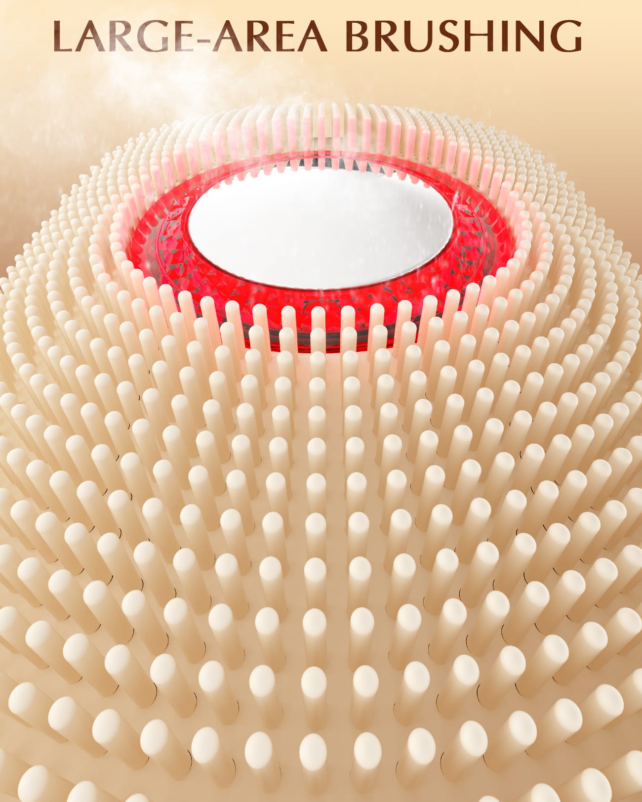 NICEMAY MR-2631 large-area silicone facial brush surface