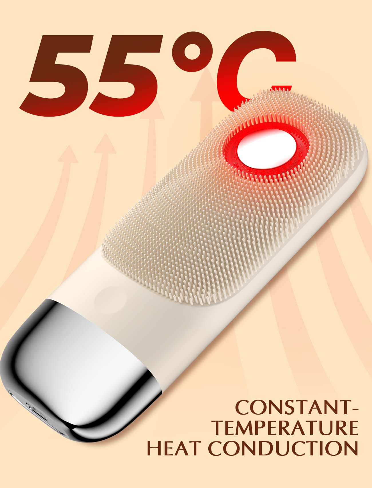NICEMAY MR-2631 facial brush with 55 degree constant-temperature heat conduction
