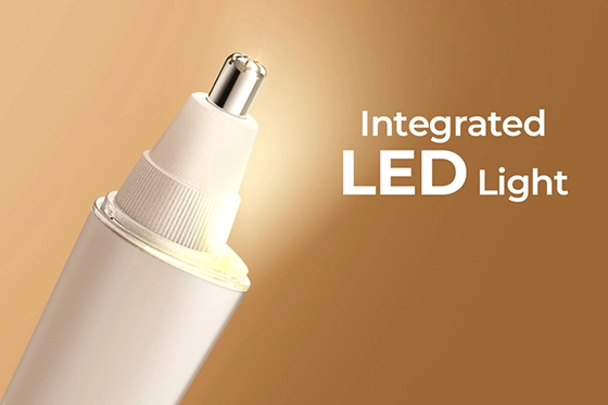 NICEMAY QM-2065 electric trimmer with an integrated LED light.